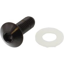 Vite ovale JMP Bolt M6x1,00mm 16mm in acciaio inossidabile V4A nera
