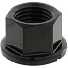 JMP Bolt, dado dentato nero in acciaio inossidabile V4A, M12 x 1,25 mm, per Honda CBF FA F/A N S ABS 500/600/650/700/750/790/800/865/900/955/