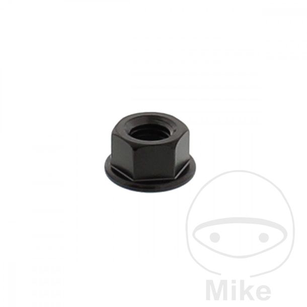 Mutter Kettenrad JMP Bolt M8x1,25mm Edelstahl V4A schwarz für KTM Duke LC4 64 Adventure R SMC 69 ABS 0 / 50 / 60 / 65 / 70 / 80 / 85 / 90 / 100 / 110