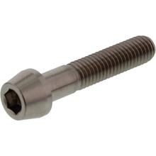 Boulon conique JMP M8x1,25 mm, vis en titane 40 mm