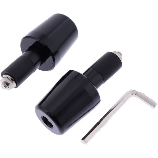 Terminali in acciaio nero JMP da 17 mm