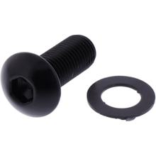 Linsenschraube JMP Bolt M10x1,25mm 25mm Aluminium schwarz