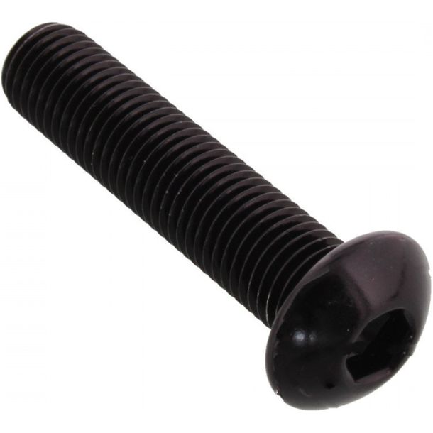 Oval screw JMP Bolt M10x1.25mm 45mm aluminum black