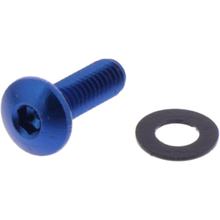 Vis d'objectif JMP Bolt M4x0,7 mm 12 mm aluminium bleu