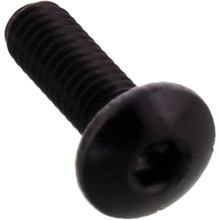 Śruba JMP owalna M4x0.7mm 12mm aluminium czarna