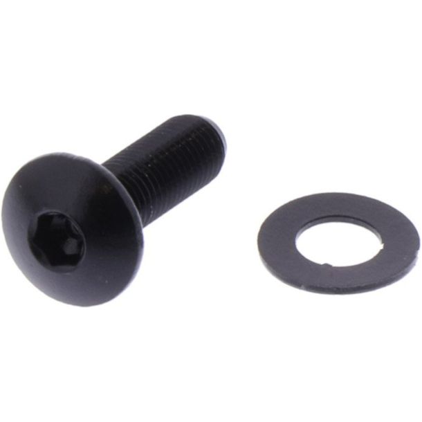 Tornillo ovalado JMP Bolt M4x0.5mm 12mm aluminio negro