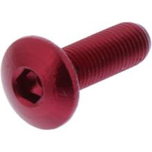 Vis ovale JMP Bolt M4x0,5 mm 12 mm aluminium rouge