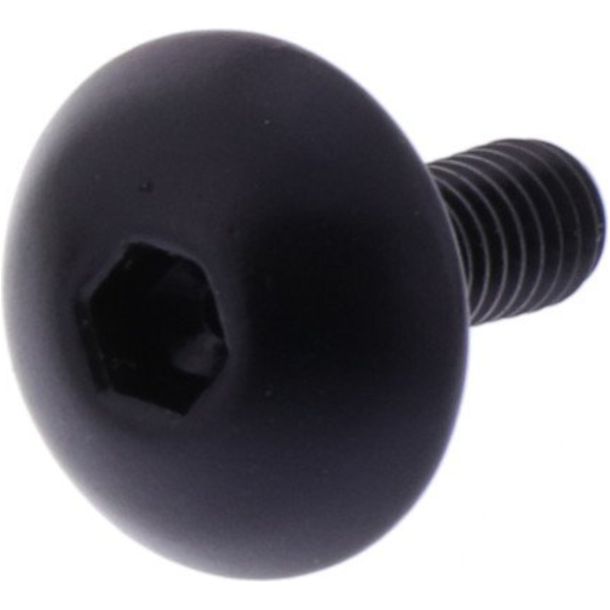 Linsenschraube JMP Bolt M4x0,7mm 12mm Aluminium schwarz