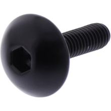 Śruba JMP owalna Śruba M4x0.7mm 15mm aluminium czarna