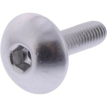 Śruba JMP owalna Śruba M4x0.7mm 15mm aluminium srebrna