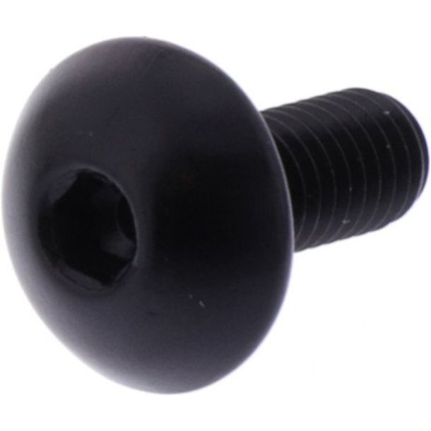 Vis ovale JMP Bolt M5x0,8 mm 12 mm aluminium noir