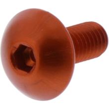 Śruba JMP owalna Śruba M5x0.8mm 12mm aluminium pomarańczowa
