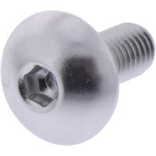 Parafuso de cabeça cilíndrica JMP Bolt M5x0,8mm 12mm Alumínio prata