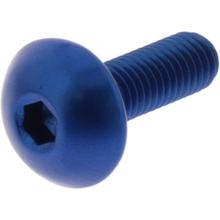 Śruba JMP owalna Śruba M5x0.8mm 16mm aluminium niebieska