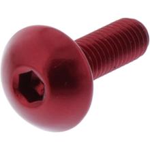 Vis ovale JMP Bolt M5x0,8 mm 16 mm aluminium rouge