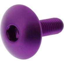 Vis ovale JMP Bolt M5x0,8 mm 16 mm aluminium violet