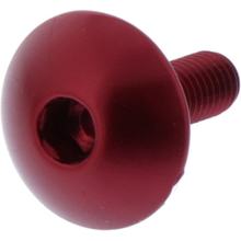 Vis ovale JMP Bolt M5x0,8 mm 16 mm aluminium rouge