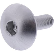 Vis ovale JMP Bolt M5x0,8 mm 16 mm aluminium argenté