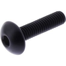 Vis ovale JMP Bolt M5x0,8 mm 20mm aluminium noir