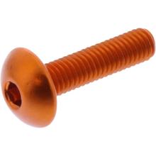 Vis ovale JMP Bolt M5x0,8 mm 20 mm aluminium orange