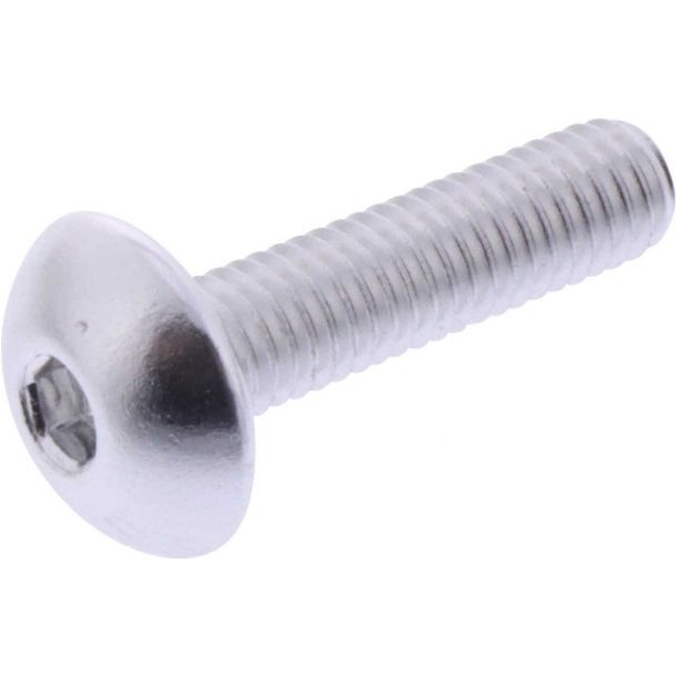 Linsenschraube JMP Bolt M5x0,8mm 20mm Aluminium silber