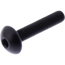 Vis ovale JMP Bolt M5x0,8 mm 25mm aluminium noir