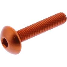 Śruba JMP owalna Śruba M5x0.8mm 25mm aluminium pomarańczowa