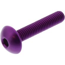 Vis ovale JMP Bolt M5x0,8 mm 25mm aluminium violet