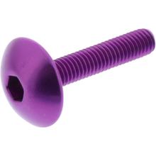Vis ovale JMP Bolt M5x0,8 mm 25mm aluminium violet