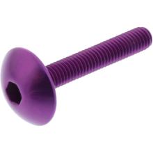 Vis ovale JMP Bolt M5x0,8 mm 30 mm aluminium violet
