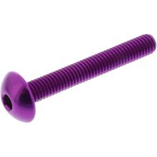 Oval screw JMP Bolt M5x0.8mm 35mm aluminum purple