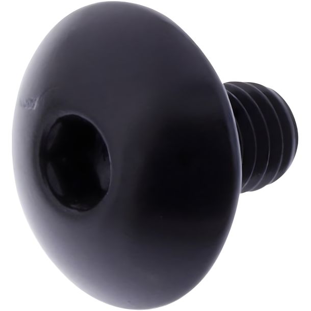 Linsenschraube JMP Bolt M6x1,00mm 10mm Aluminium schwarz