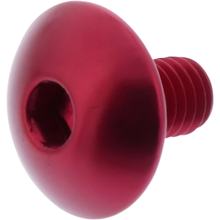 Linskopbout JMP Bolt M6x1,00mm 10mm aluminium rood