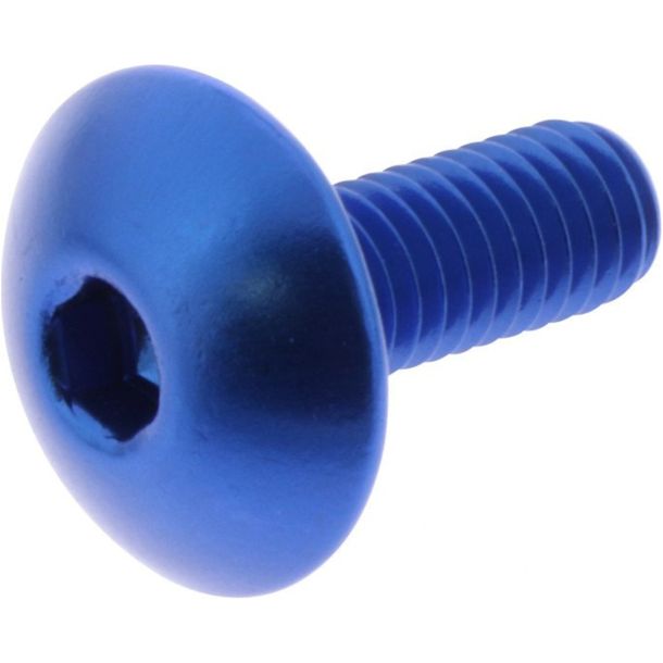 Vis d'objectif JMP Bolt M6x1.00mm 16mm aluminium bleu