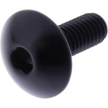 Lensbout JMP Bolt M6x1,00mm 16mm Aluminium zwart