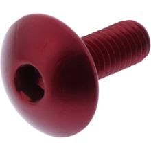 Vite ovale JMP Bolt M6x1,00mm 16mm in alluminio rosso