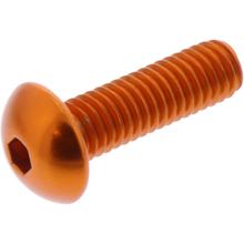 Vis ovale JMP Bolt M6x1.00mm 20mm aluminium orange
