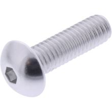 Vis ovale JMP Bolt M6x1.00mm 20mm aluminium argent