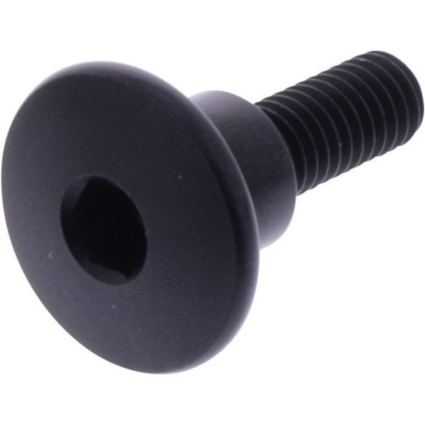 Vis ovale JMP Bolt M6x1.00mm 22mm aluminium noir