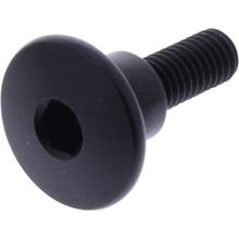Vis ovale JMP Bolt M6x1.00mm 22mm aluminium noir