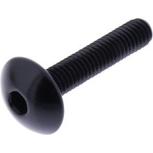 Vis ovale JMP Bolt M6x1.00mm 30mm aluminium noir