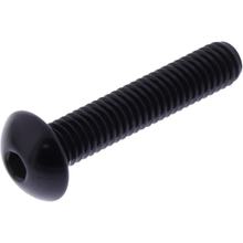 Parafuso de cabeça cilíndrica com sextavado interno JMP Bolt M6x1,00mm 30mm alumínio preto