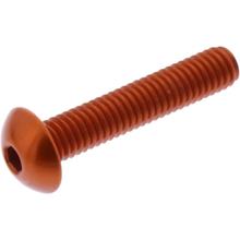 Vis ovale JMP Bolt M6x1.00mm 30mm aluminium orange