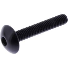 Lensbout JMP Bolt M6x1,00mm 35mm aluminium zwart