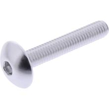 Parafuso de cabeça cilíndrica JMP Bolt M6x1,00mm 35mm alumínio prateado
