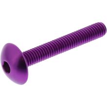 Linskopbout JMP Bolt M6x1,00mm 40mm Aluminium paars