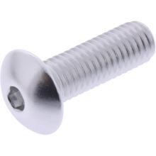 Parafuso de cabeça JMP Bolt M8x1,25mm 25mm Alumínio prata
