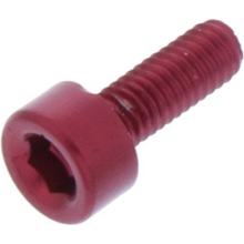 Śruba JMP Śruba do cylindrów M3x0.5 mm 8mm aluminium czerwona