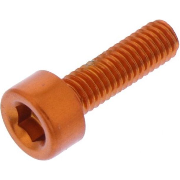 Zylinderschraube JMP Bolt M3x0,5mm 10mm Aluminium orange
