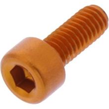 Zylinderschraube JMP Bolt M4x0,7mm 10mm Aluminium orange